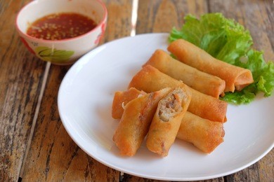 fried spring rolls