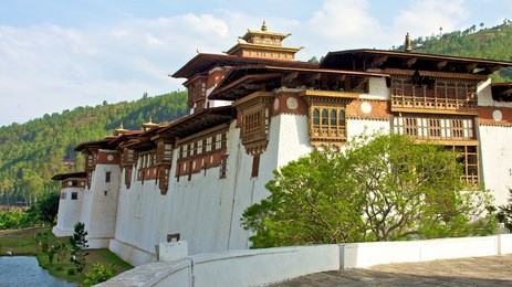punakha dzong (monastery) , bhutan