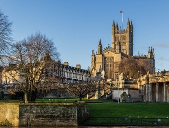 bath abbey, the abbey church of saint peter and saint paul, somerset, england