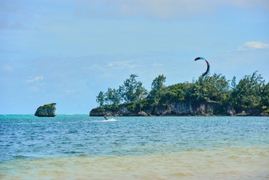 diniwid beach is the best for kitesurfing and windsurfing in boracay, philippines