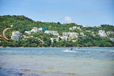 diniwid beach is the best for kitesurfing and windsurfing in boracay, philippines