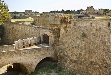 palace of grand master of knights of rhodes in rhodes city. rhodes island. greece