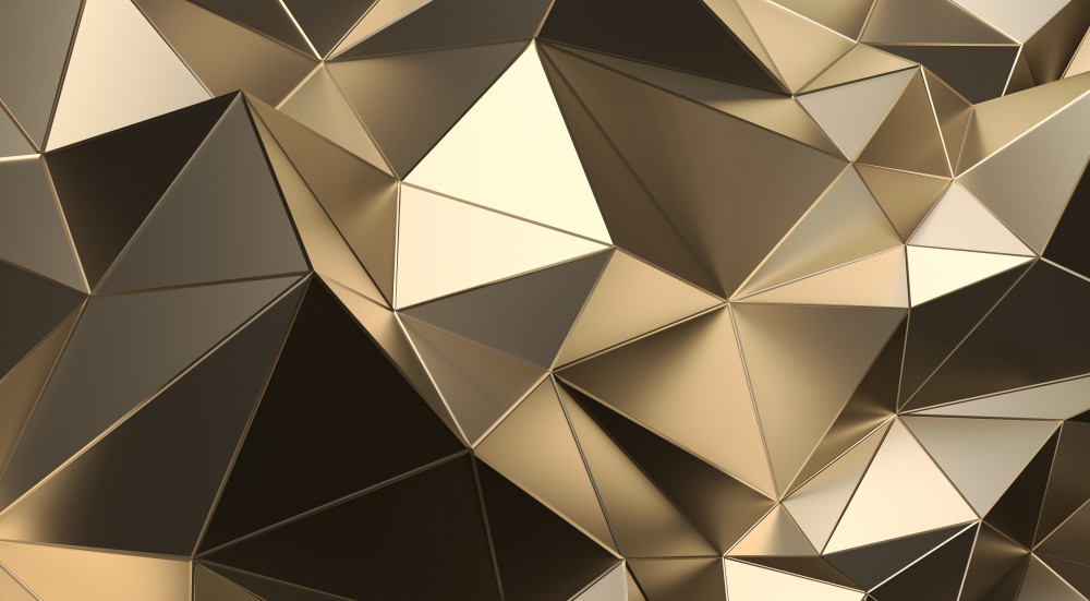 abstract 3d rendering of triangulated surface. modern background. futuristic polygonal shape. low poly minimalistic design for poster, cover, branding, banner, placard.