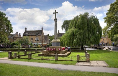 bourton on the water, england