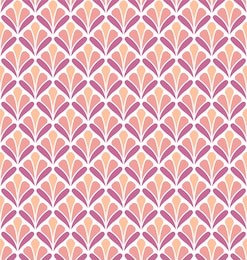 seamless geometric art deco pattern. abstract vector floral background.