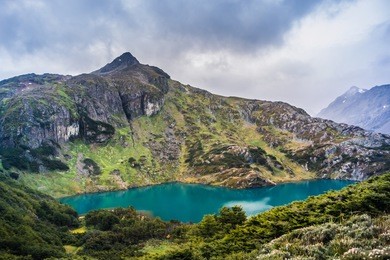 laguna del caminante at tierra del fuego national park, ushuaia - argentina.