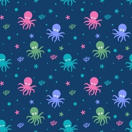 octopus pattern vector illustration