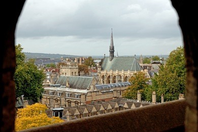 cityscape of oxford, england