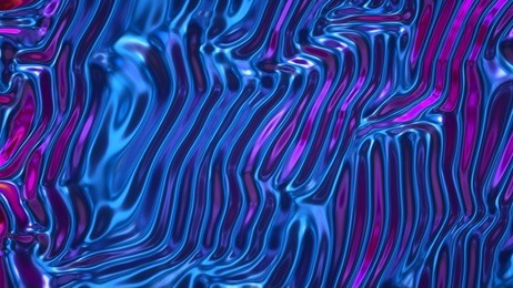 3d render, abstract ultraviolet background, holographic foil, iridescent texture, waving fashion cloth, liquid petrol surface, ripples, metallic reflection, esoteric aura. for creative projects