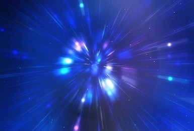 light explosion star with glowing particles and lines. beautiful abstract rays background.