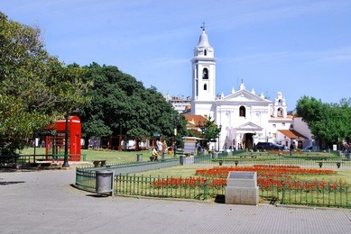 recoleta church dedicated to nuestra seÃ?Â±ora del pilar with a cemetery attached. buenos ares, argentina