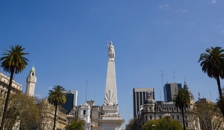 may square and the may pyramid, buenos aires, argentina