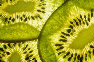 close up of kiwi slices. texture of kiwi macro. slices of kiwi macro.