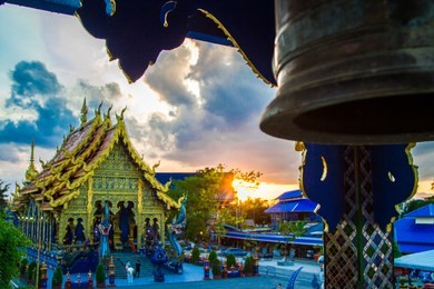 wat rong suea ten, blue temple, chiang rai, thailand