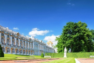 katherine's palace hall in tsarskoe selo (pushkin), russia