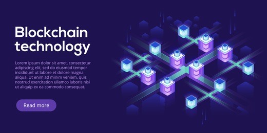 hosting server isometric vector illustration. abstract 3d datacenter or blockchain background. network mainframe infrastructure website header layout. computer storage or farming workstation.
