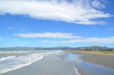 beautiful new brighton beach, new zealand.