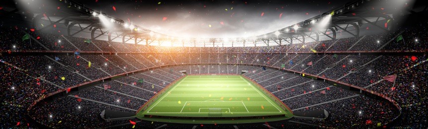 stadium imaginary 3d rendering