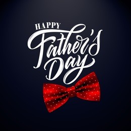 happy father`s day handwritten lettering. happy father`s day typography vector design for greeting cards and poster. design template celebration. vector illustration.
