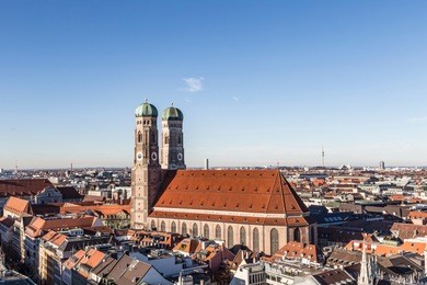 the church of our lady (frauenkirche) in munich (germany, bavaria).