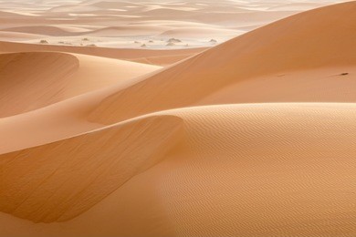 silent hills in sahara desert in morocco
