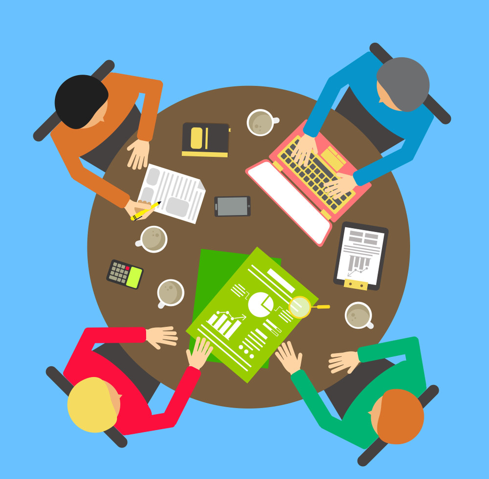 teamwork illustration design