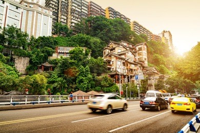 chongqing, china's classical architecture: hongyadong.