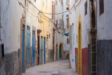 old medina district in essaouira in morocco 