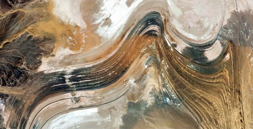 wind music, abstract photography of the deserts of africa from the air, bird's eye view, abstract expressionism, contemporary art, 