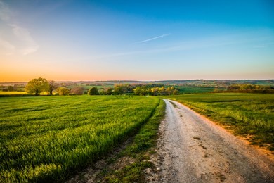 sunset north yorkshire