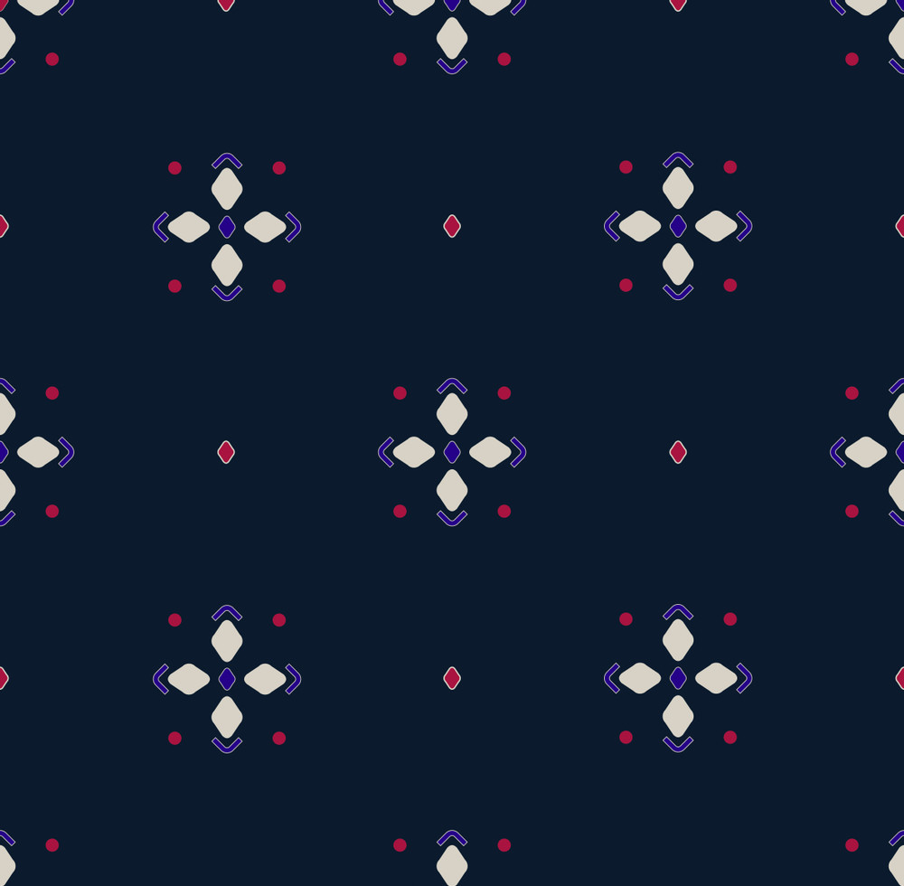 vector seamless abstract simple geometric pattern. foulard. stars and dots