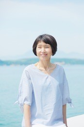smiling asian woman