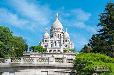 basilica of sacre coeur (sacred heart), paris, france