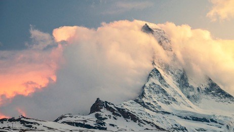 matterhorn peak in switzerland