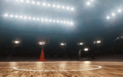 basketball court. sports arena. 
