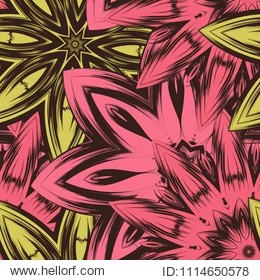 seamless floral background. tracery handmade nature ethnic fabric backdrop pattern with flowers. textile design texture. decorative color art. vector