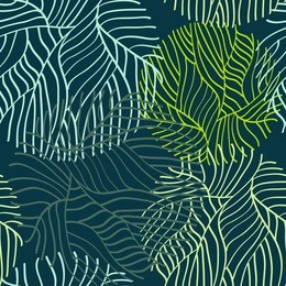 abstract colorful vintage retro floral seamless pattern