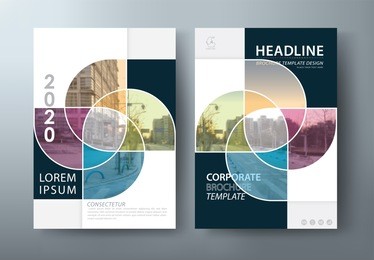 annual report brochure flyer design template vector, leaflet, presentation book cover templates, layout in a4 size 