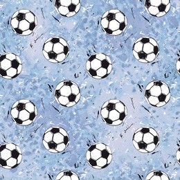 footballs seamless pattern. watercolor illustration. sports background.