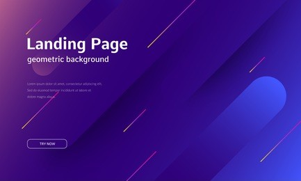minimal geometric background. dynamic shapes composition. eps10 vector.