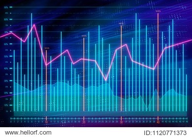 creative forex chart background. analysis and finance concept. 3d rendering 