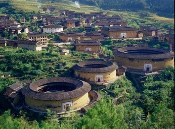 china historical building, tu-lou