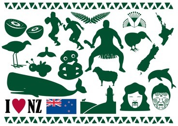 new zealand icon vector