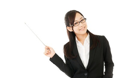 beautiful business woman. portrait of asian.