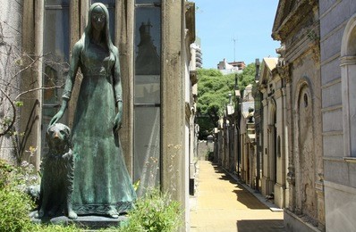 this is the cemetery of la recoleta in buenos aires, argentina.