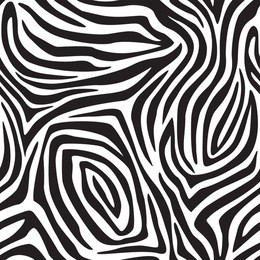 trendy zebra stripes seamless pattern.