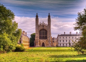 kings college cambridge shot as hdr image