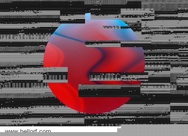 abstract futuristic illustration with red mysterious sphere and glitched texture on background. cyberpunk, synthwave style.