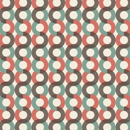 abstract retro seamless pattern