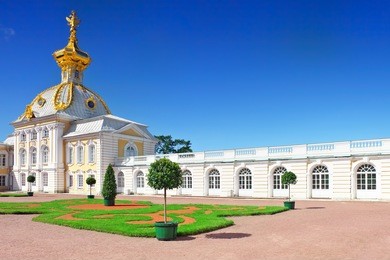  east chapel of petergof palace in st. petersburg. russia